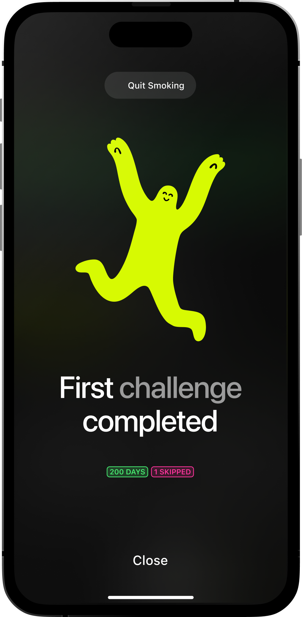 Averquo progress screen