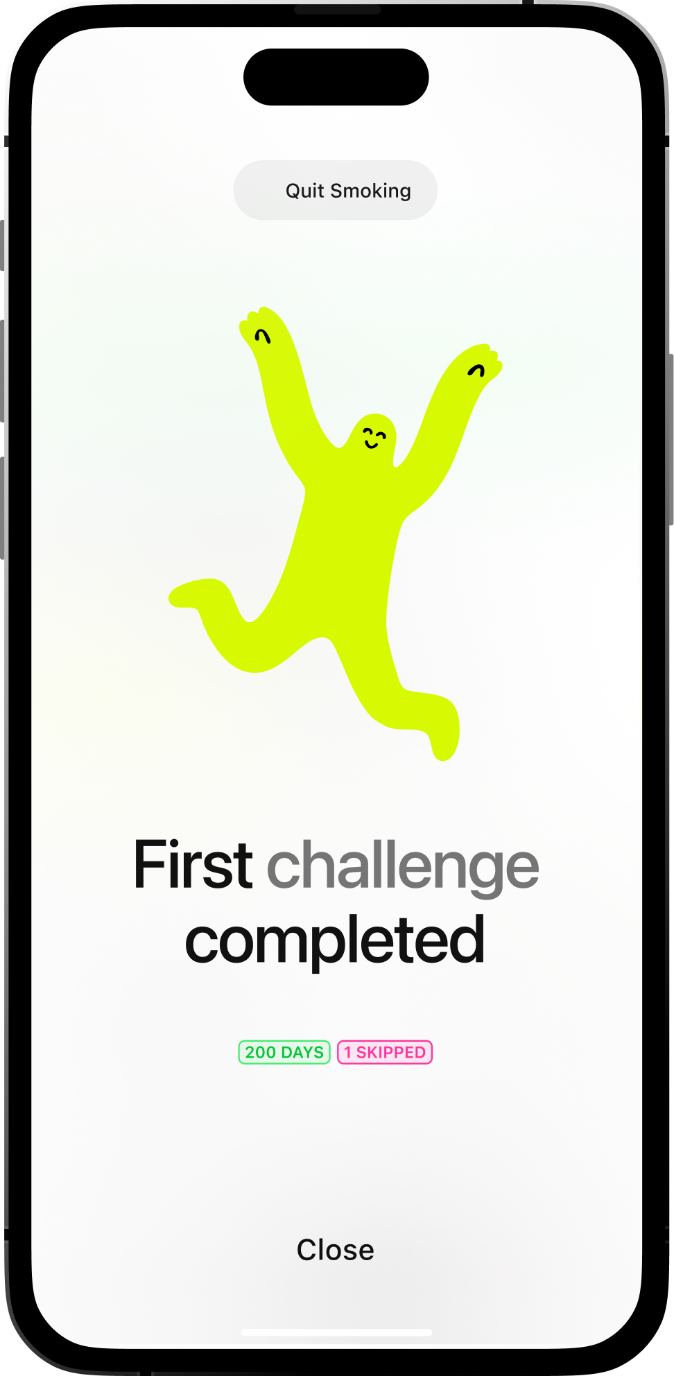Averquo progress screen